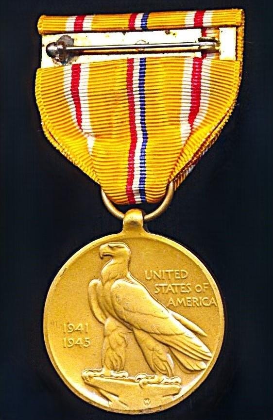 United States: Asiatic Pacific Campaign Medal. An early issue strike — image 3