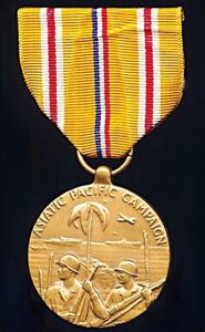 United States: Asiatic Pacific Campaign Medal. An early issue strike