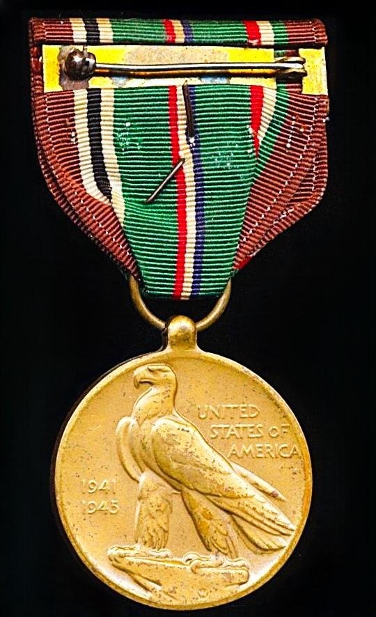 United States: European African Campaign Medal with bronze 'Star' device on riband — image 4