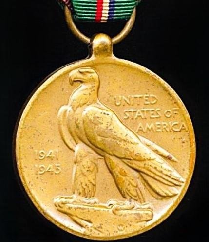 United States: European African Campaign Medal with bronze 'Star' device on riband — image 5