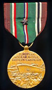 United States: European African Campaign Medal with bronze 'Star' device …