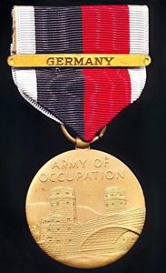 United States: Army Occupation Service Medal. With clasp 'Germany'