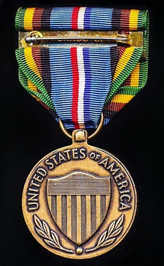 United States: Armed Forces Expeditionary Service Medal. An issue from era 1970-1990 — image 3