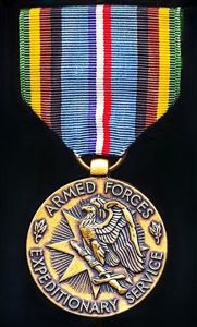United States: Armed Forces Expeditionary Service Medal. An issue from …