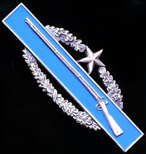 United States Army: Combat Infantryman Badge (CIB). With 'Silver' Star …