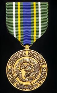 United States: Korea Defense Service Medal (KDSM). 1st type obverse …