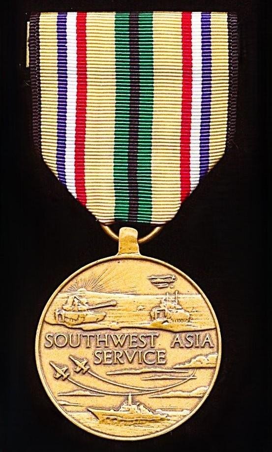 United States: Southwest Asia Service Medal 1990-1995 — image 2