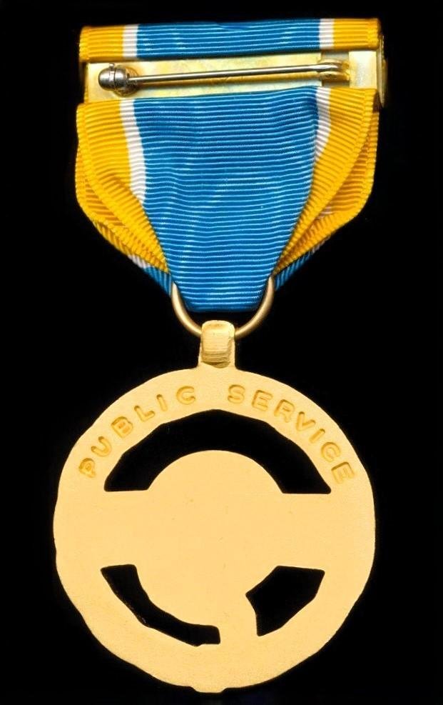 United States: National Aeronautics and Space Administration (N.A.S.A.). Exceptional Public Service Medal — image 3