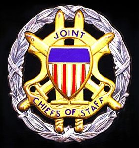 United States: Joint Chiefs of Staff Breast Badge. Reduced-Size (Miniature). …