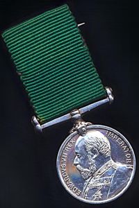 Miniature Volunteer Force Long Service Medal EDVII issue. As awarded …