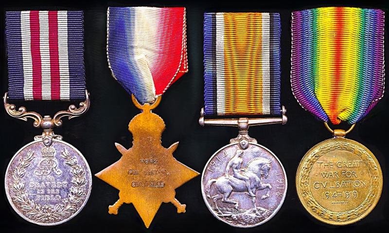 An outstanding Wick/Caithness interest Military Medal group to a Great War Casualty: Company Quarter Master Sergeant Donald Omand, MM, Seaforth Highlanders late 5th Battalion, Seaforth Highlanders (Territorial Force) — image 2
