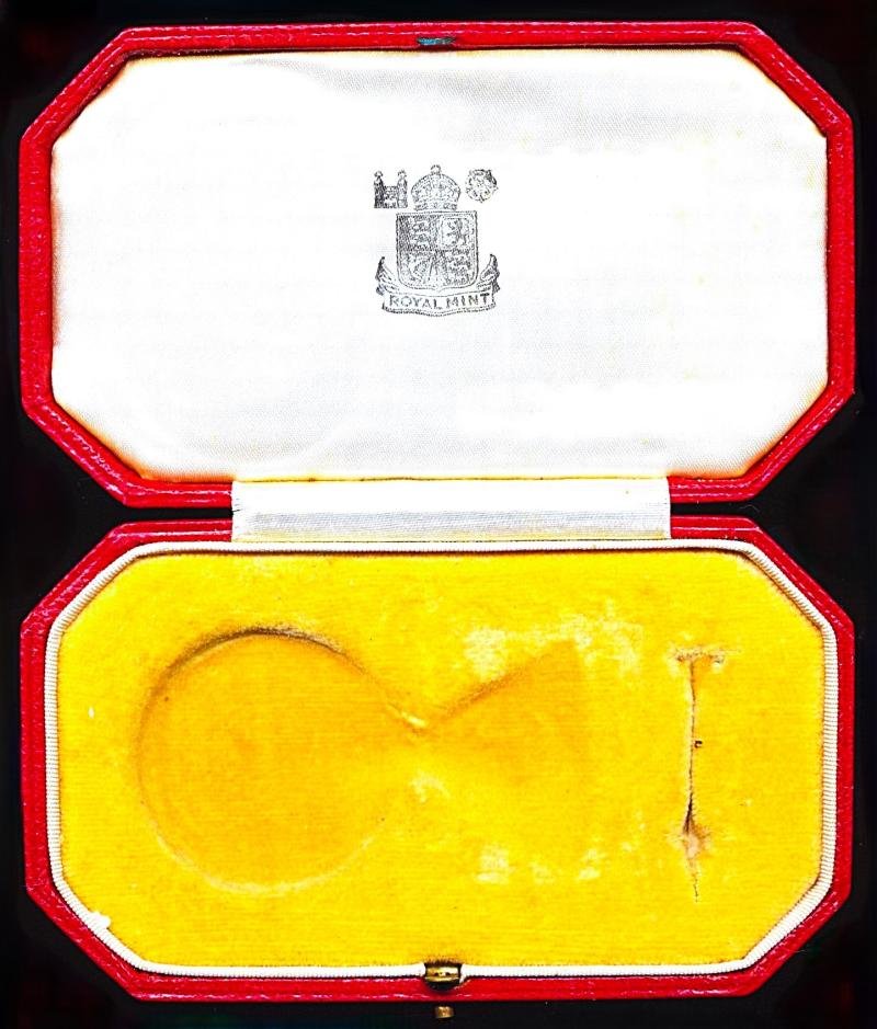 Empty Medal case for George Medal (G.M.), King's Police Medal (K.P.M.), Colonial Police Medal (C.P.M.), Colonial Police Meritorious Service Medal and Colonial Police Long Service & Good Conduct Medal — image 2