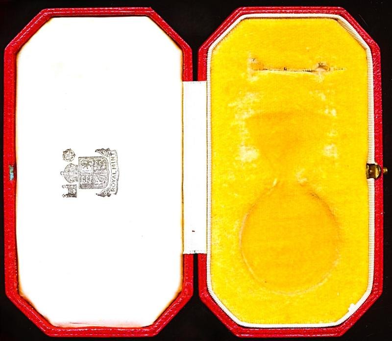 Empty Medal case for George Medal (G.M.), King's Police Medal (K.P.M.), Colonial Police Medal (C.P.M.), Colonial Police Meritorious Service Medal and Colonial Police Long Service & Good Conduct Medal — image 3