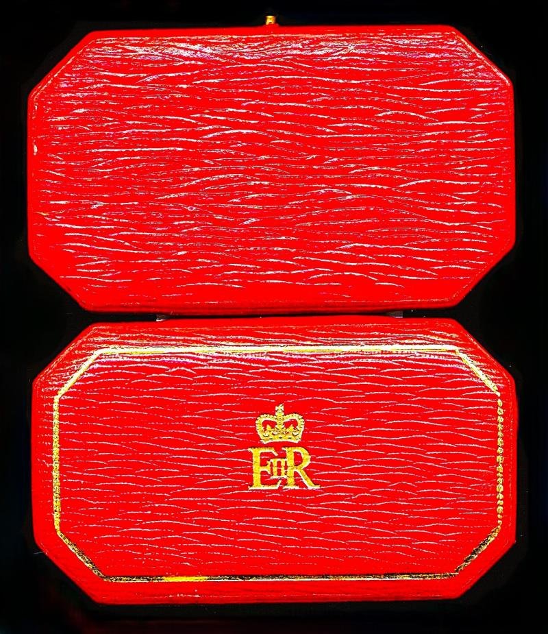 Empty Medal case for George Medal (G.M.), King's Police Medal (K.P.M.), Colonial Police Medal (C.P.M.), Colonial Police Meritorious Service Medal and Colonial Police Long Service & Good Conduct Medal — image 5