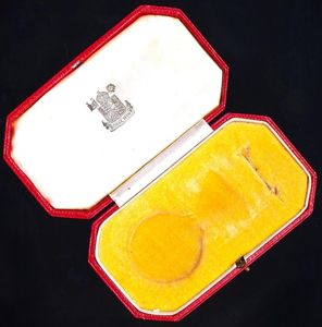 Empty Medal case for George Medal (G.M.), King's Police Medal …