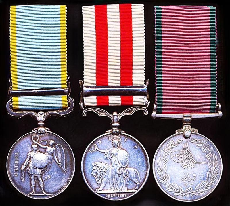 A Crimean War Casualty, Indian Mutiny medal group of 3: Private William Chisholm, 72nd (Duke of Albany's Own) Highlanders, later Constable William Chisholm, Partick Burgh Police (Glasgow, Scotland) — image 3