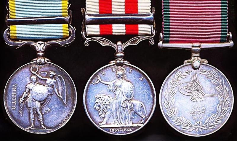 A Crimean War Casualty, Indian Mutiny medal group of 3: Private William Chisholm, 72nd (Duke of Albany's Own) Highlanders, later Constable William Chisholm, Partick Burgh Police (Glasgow, Scotland) — image 4