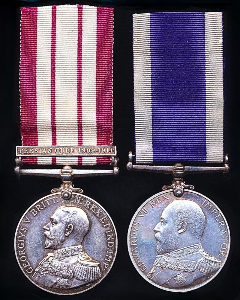 A Lyme Regis / Sandwich, Kent interest 'New Year Day 1915 Casualty'- H.M.S. Formidable Sunk by enemy U-Boat U-24 - 'Killed-in-Action' medal pair: Petty Officer Henry William Hopkins, late H.M.S. Formidable, Royal Navy — image 2