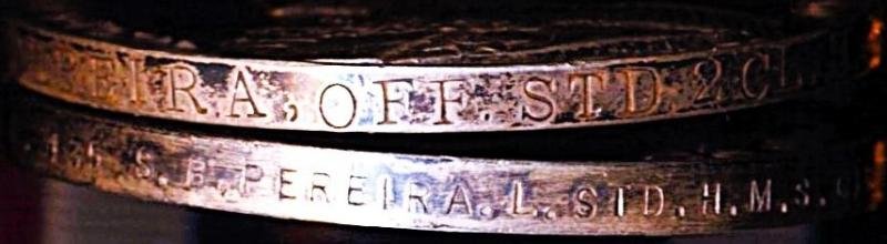 A Persian Gulf & Long Service medal pair to a Goan who served aboard Tigris River Gunboats H.M.S. Tarantula & H.M.S. Moth: Leading Steward Simian Baptista Pereira, late Colombo Division, East Indies Station, Royal Navy — image 5