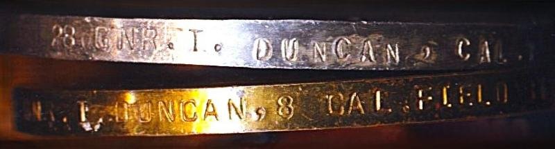 A Dundonian 'Jute Wallah' Indian Volunteers rare to unit Great War campaign medal group of 3 for service in East Africa, a.k.a. the 'Ice Cream War': Gunner Thomas Duncan, 8th Calcutta Field Battery late Cossipore Artillery Volunteers — image 4