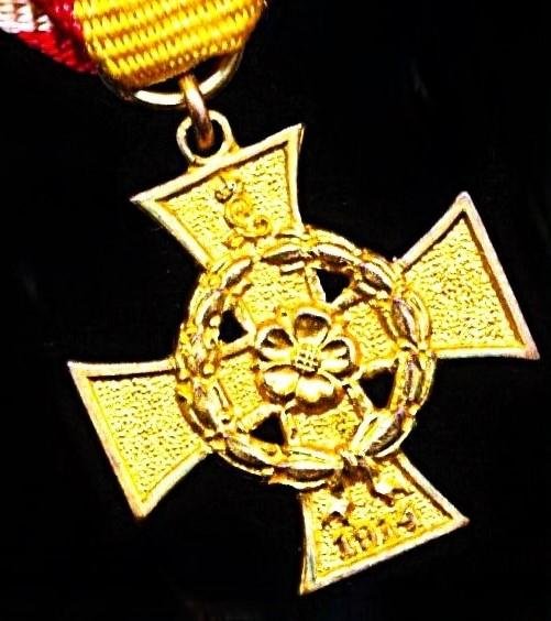 Germany (States): Lippe Detmold. War Service Cross for Combatants 1914-18. Miniature medal — image 2