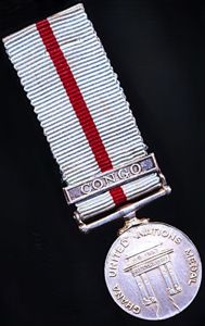 Ghana: Congo Medal 1960. Miniature medal