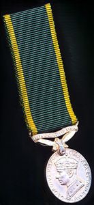 Union of South Africa: Efficiency Medal. GVI obverse 1st type …