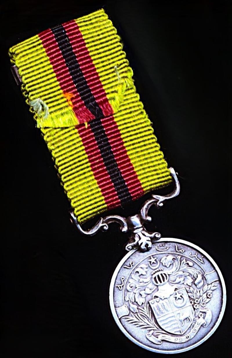 Bahawalpur (Princely State, Punjab) Civil General Service Medal. On 2nd type riband — image 4