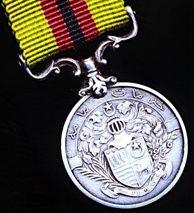Bahawalpur (Princely State, Punjab) Civil General Service Medal. On 2nd type riband — image 5