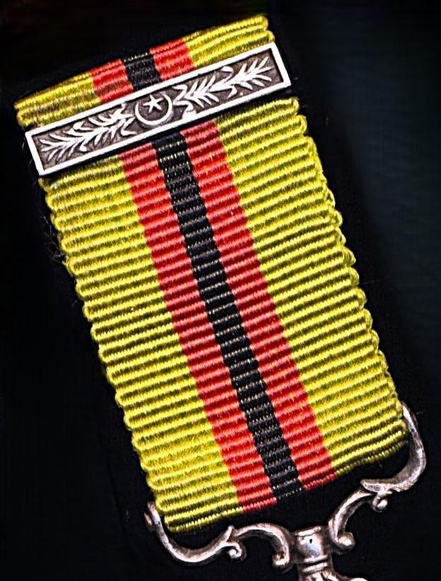 Bahawalpur (Princely State, Punjab) Civil General Service Medal. On 2nd type riband — image 3