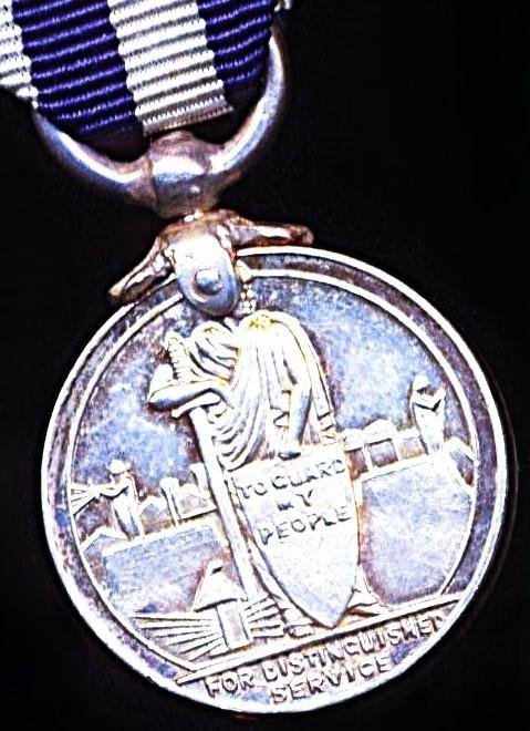 United Kingdom: King's Police Medal. GV issue. 2st Type 'Crowned Head' (circa 1931-37) — image 4