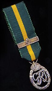 United Kingdom: Efficiency Decoration (T.D / E.D.). With GVI 1st …