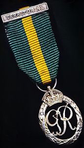 United Kingdom: Efficiency Decoration (T.D / E.D.). With GVI 2nd …