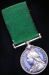 United Kingdom: Volunteer Force Long Service Medal. Queen Victoria issue. …