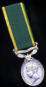 United Kingdom: Efficiency Medal. GVI obverse 1st type (1937-1947). With …