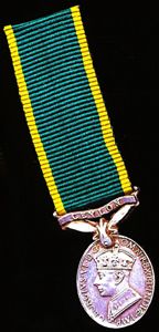 Ceylon Colony: Efficiency Medal. GVI obverse 1st type (1937-1947). With …