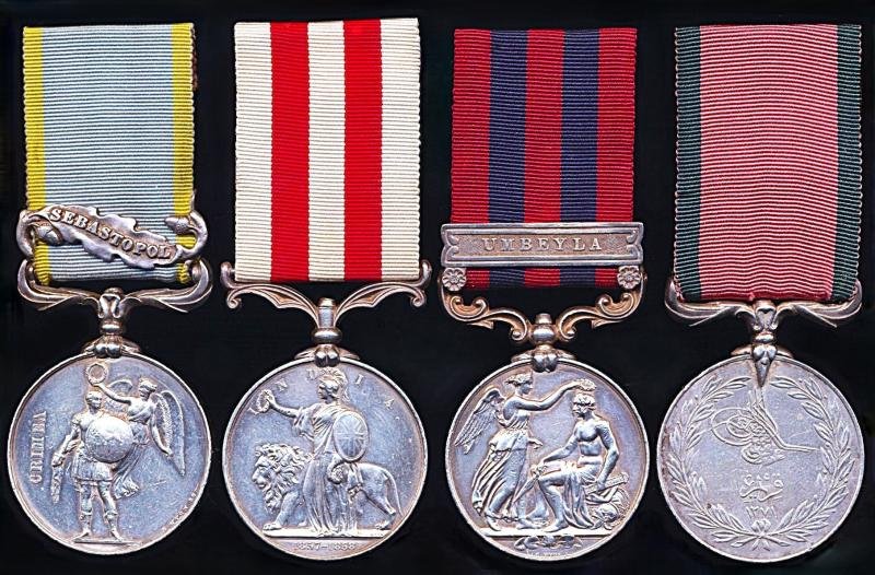 A Scottish Soldier's Victorian era multi-campaign medal group of 4: Private Andrew Holmes, 71st Highland Light Infantry — image 2