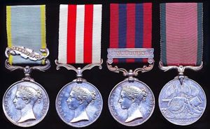 A Scottish Soldier's Victorian era multi-campaign medal group of 4: …