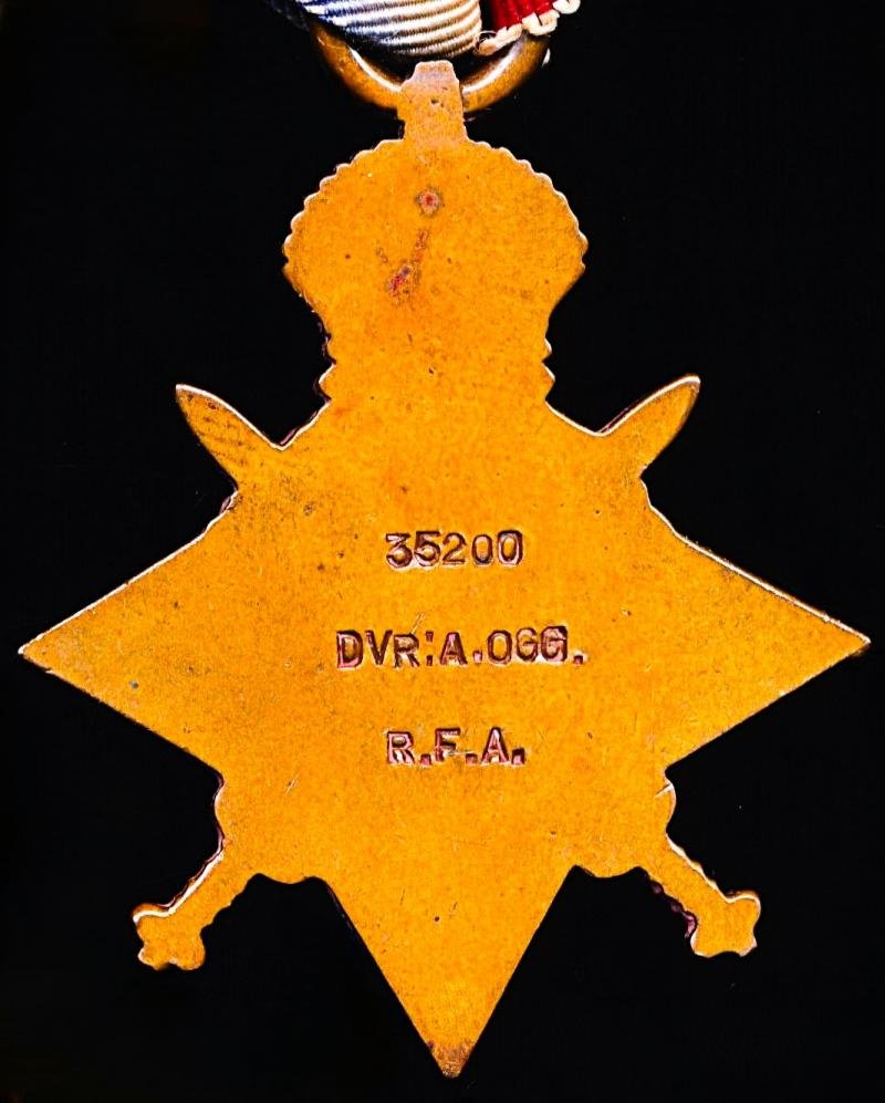 A campaign medal group of 4 to a former Lovat Scout and later 'Old Contemptible' who served in the South African War & Great War: Driver Alexander Ogg, 4th Division Ammunition Column, Royal Field Artillery late Lovat Scouts — image 4