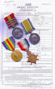A campaign medal group of 4 to a former Lovat …