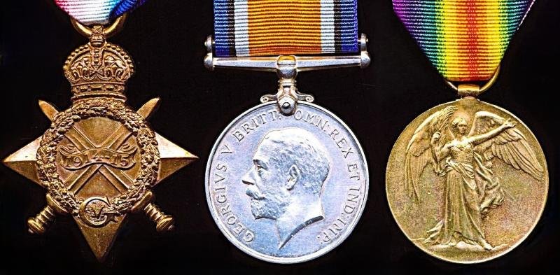 A poignant 'Dundee Interest' Battle of Aubers Ridge - Black Watch Victoria Cross Action - Great War casualty medal group of 3: Private George Dalziel, 1st Battalion Royal Highlanders (Black Watch) — image 2