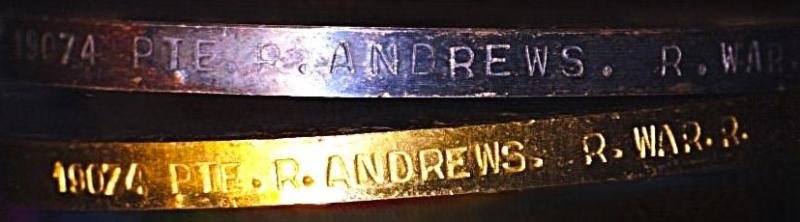 A Small Heath, Knowle, Solihull, Warwickshire interest Great War 'Passchendaele / Polygon Wood' Killed-in-Action medal pair: Lance-Corporal Richard Andrews, 2nd Battalion Royal Warwickshire Regiment — image 5
