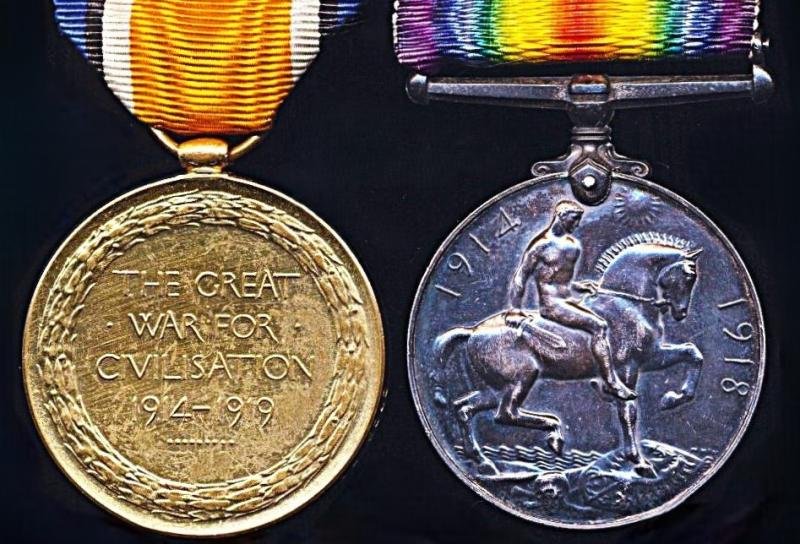 A 'Severely Wounded' Great War casualty medal pair: Private Frederick John Polhill Worcestershire Yeomanry, later 4th Battalion Worcestershire Regiment and Royal Defence Corps — image 4