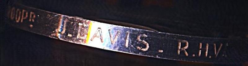 British South Africa Company 1890-97. With 'Rhodesia 1896' reverse (Troopr J. Davis. R.H.V.) — image 5