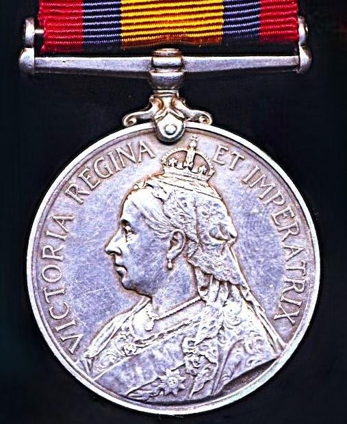 Queen's South Africa Medal. Silver issue. No clasp (J. Ferrier. C.G.R.) — image 4
