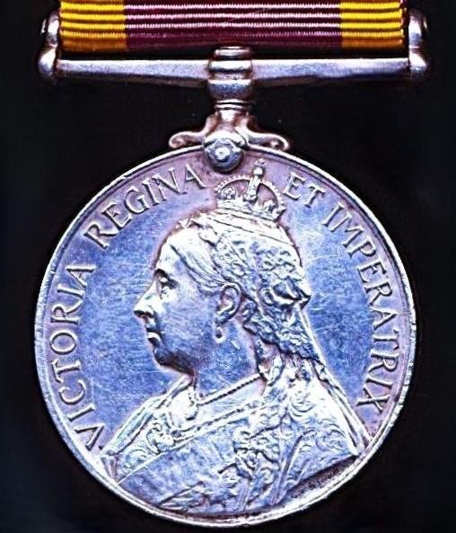 China Medal 1900. Silver issue with no clasp (2602 Sowar Surayan Singh 3d Bo Lt Cavy) — image 3