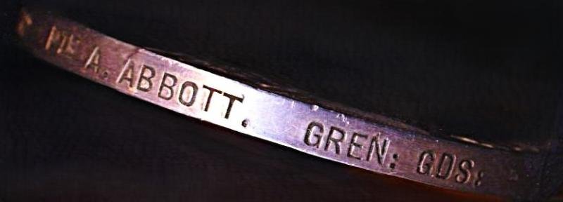 Queens South Africa Medal 1899-1902. Silver issue with clasp 'Cape Colony', 'Orange Free State' & 'Belfast' (8312 Pte. A. Abbott. Gren: Gds:) — image 5