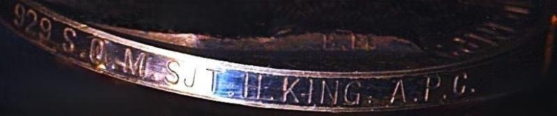 An Officer's 'Extraordinary' group of 6 medals spanning '46 Years Service' with the British Army: Lieutenant-Colonel Harry King, M.B.E., Royal Army Pay Corps, late Royal Regiment of Artillery — image 3