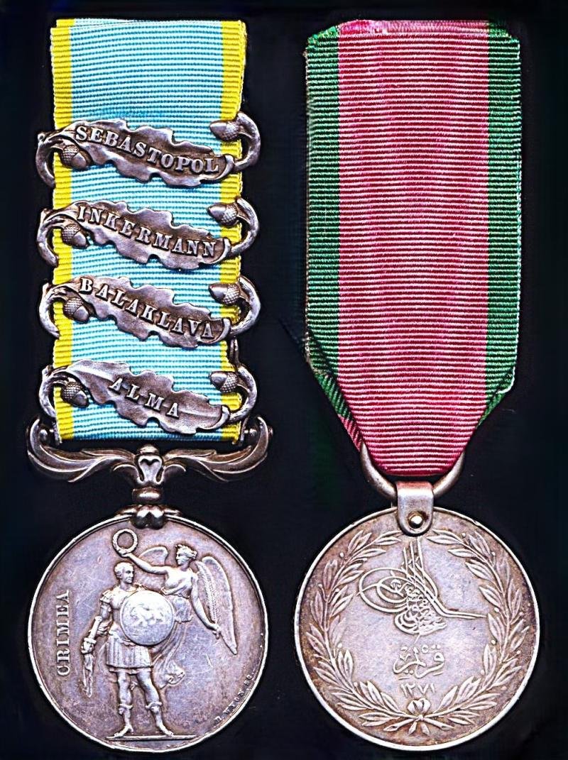 A Scottish and New Zealand Interest Crimean War campaign medal pair: Private William Skirving 21st Royal North British Fusiliers — image 2