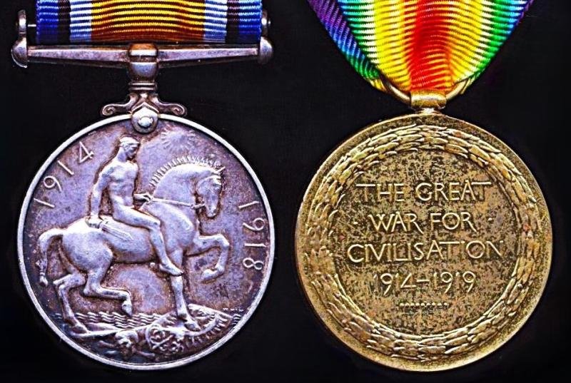 A Great War 'Western Front' Yeomanry medal pair: Private William Burnett, 1st/1st Yorkshire Dragoons (Queens's Own) — image 4